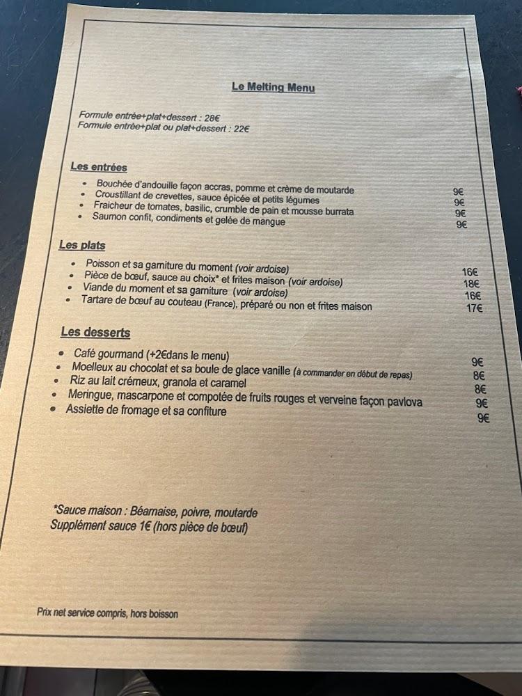 Le melting - Menu Image 2